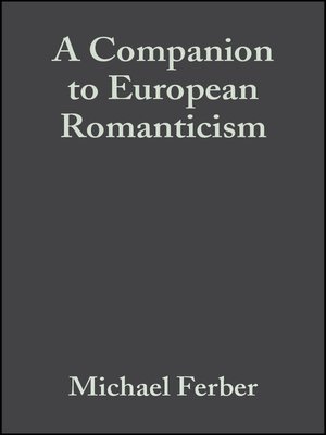 cover image of A Companion to European Romanticism